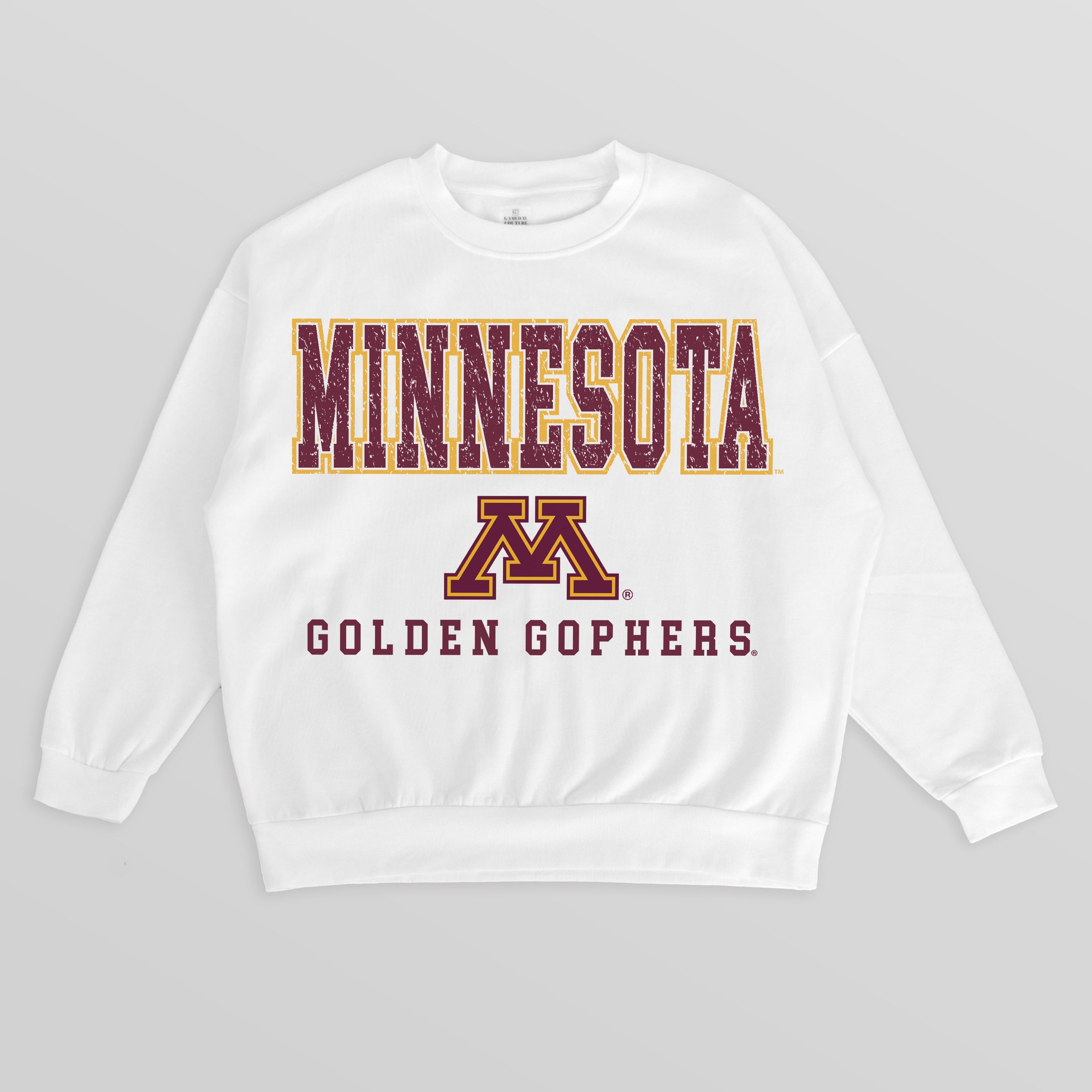 MINNESOTA GOLDEN GOPHERS FREESTYLE PREMIUM FLEECE CREWNECK PULLOVER