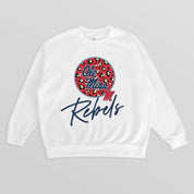OLE MISS REBELS WILD BREAKTHROUGH PREMIUM FLEECE CREWNECK PULLOVER