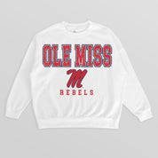 OLE MISS REBELS Freestyle Fleece Drop-Shoulder Pullover