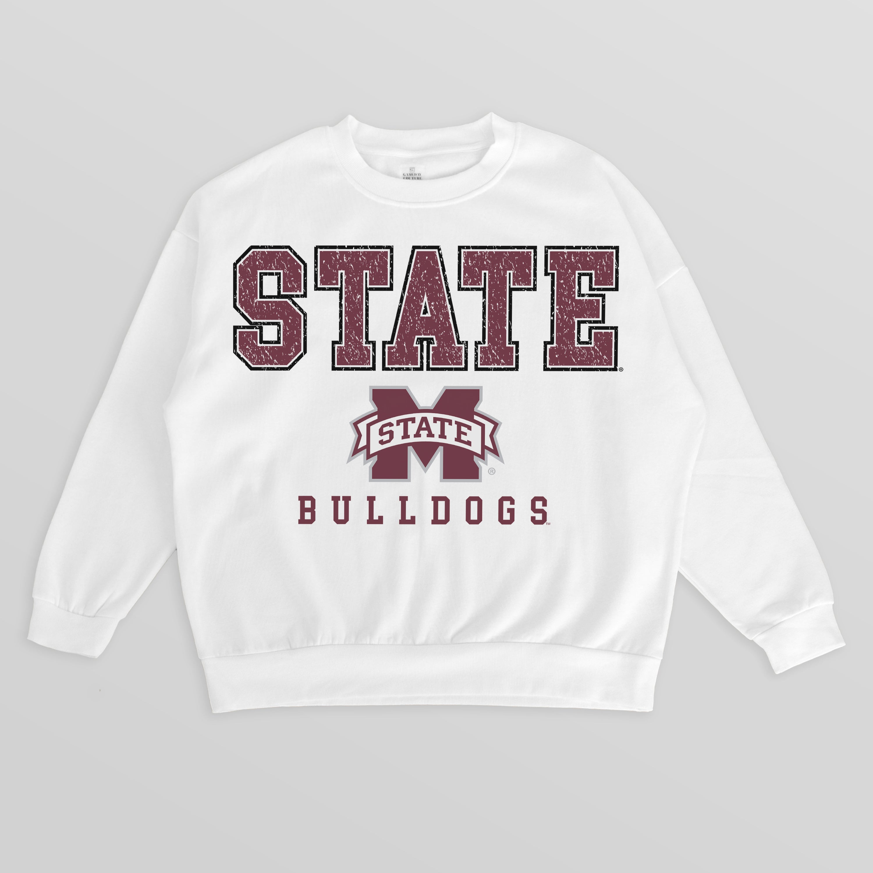 MISSISSIPPI STATE BULLDOGS Freestyle Fleece Drop-Shoulder Pullover