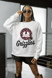 MONTANA GRIZZLIES WILD BREAKTHROUGH PREMIUM FLEECE CREWNECK PULLOVER