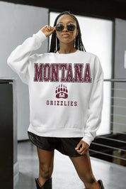 MONTANA GRIZZLIES FREESTYLE PREMIUM FLEECE CREWNECK PULLOVER