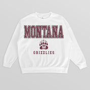 MONTANA GRIZZLIES FREESTYLE PREMIUM FLEECE CREWNECK PULLOVER