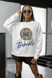 MONTANA STATE BOBCATS WILD BREAKTHROUGH PREMIUM FLEECE CREWNECK PULLOVER