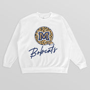 MONTANA STATE BOBCATS WILD BREAKTHROUGH PREMIUM FLEECE CREWNECK PULLOVER