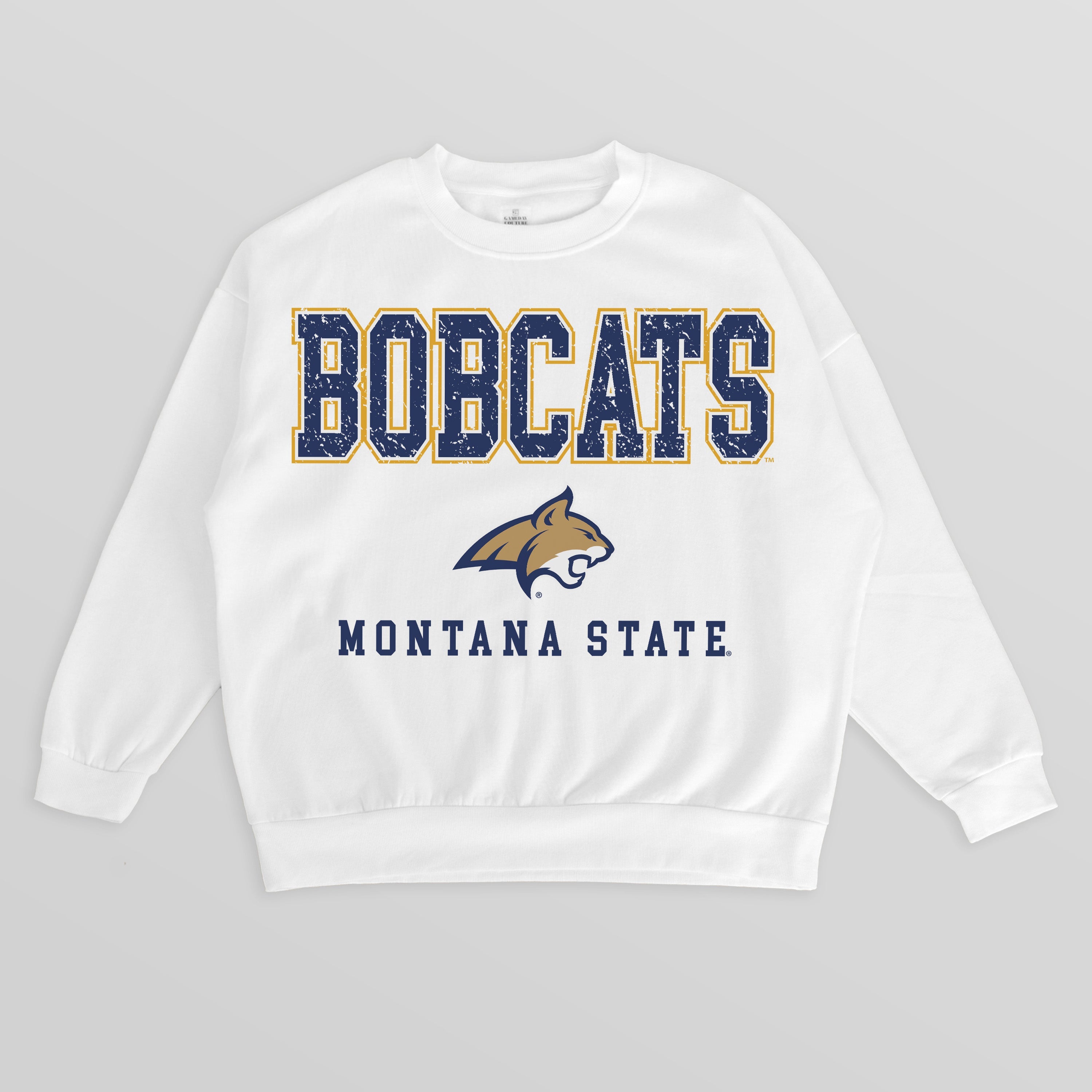 MONTANA STATE BOBCATS FREESTYLE PREMIUM FLEECE CREWNECK PULLOVER