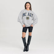 NORTH CAROLINA A&T STATE AGGIES TRADITION REFINED PREMIUM FLEECE CREWNECK PULLOVER