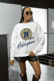 US NAVY MIDSHIPMEN WILD BREAKTHROUGH PREMIUM FLEECE CREWNECK PULLOVER