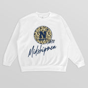 US NAVY MIDSHIPMEN WILD BREAKTHROUGH PREMIUM FLEECE CREWNECK PULLOVER
