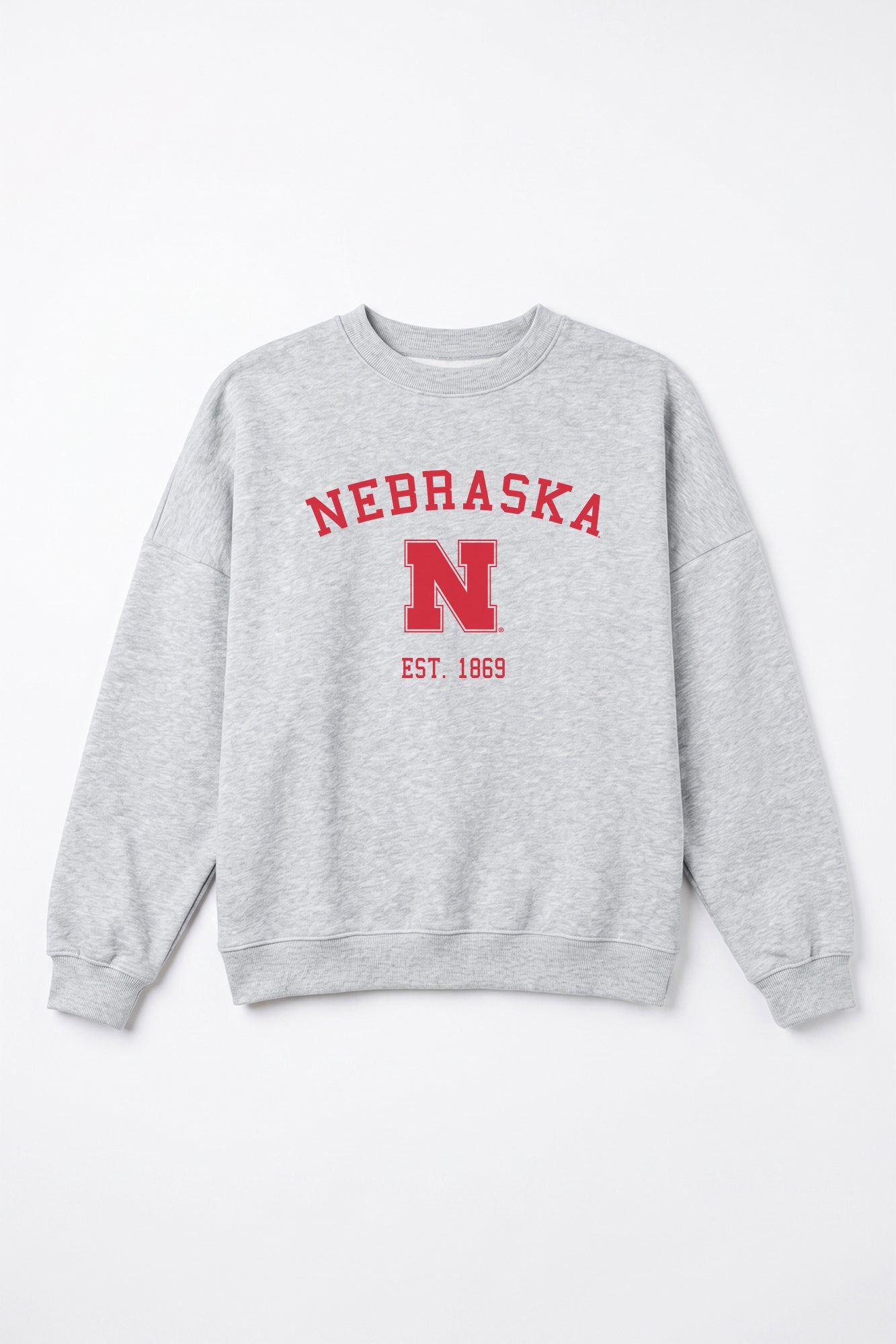 NEBRASKA CORNHUSKERS CAMPUS ENERGY PREMIUM FLEECE CREWNECK PULLOVER