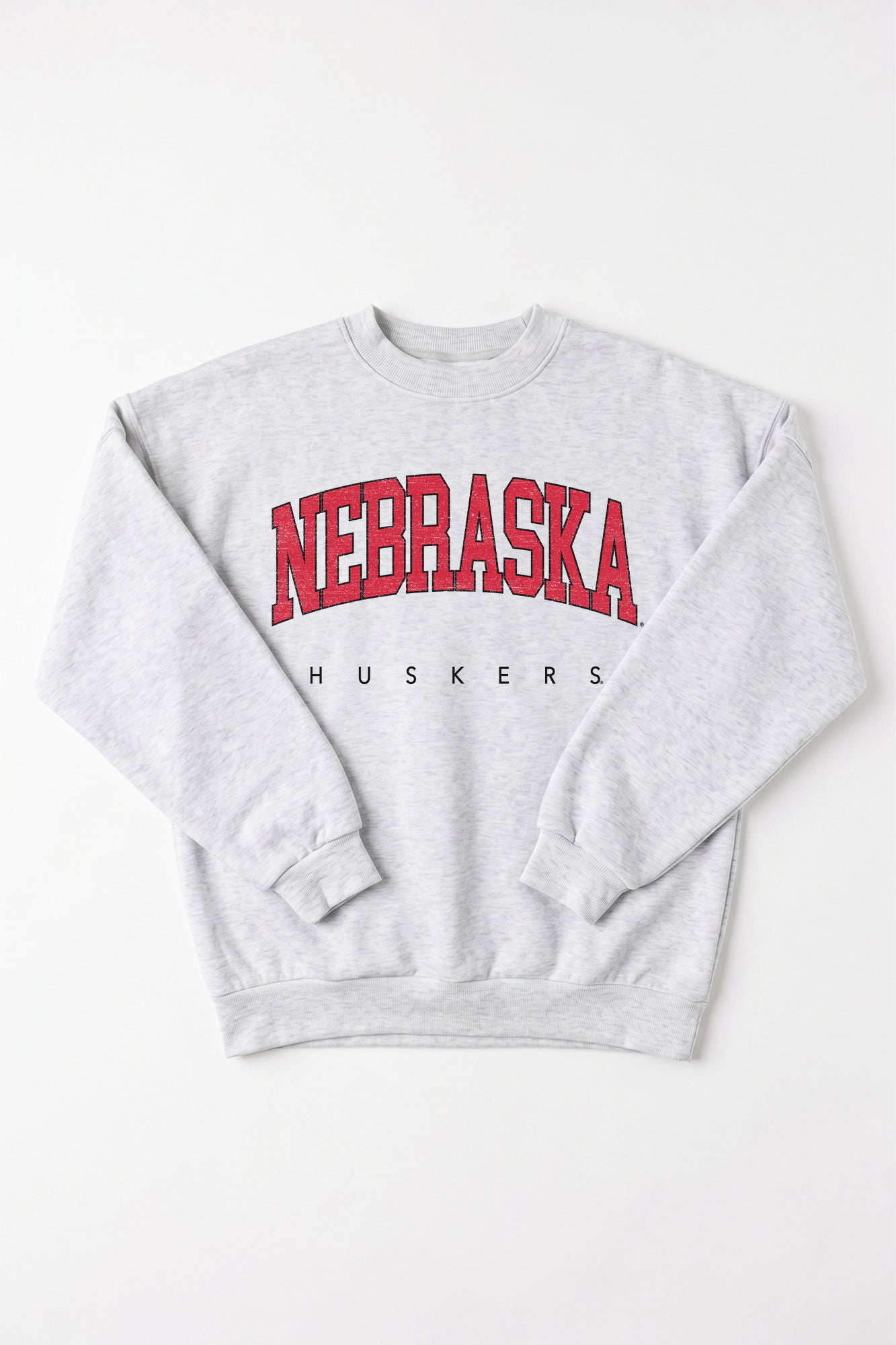 NEBRASKA CORNHUSKERS NEXT MOVE PREMIUM FLEECE UNISEX CREWNECK PULLOVER