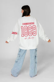 NEBRASKA CORNHUSKERS DAY ONE PREMIUM FLEECE UNISEX CREWNECK PULLOVER