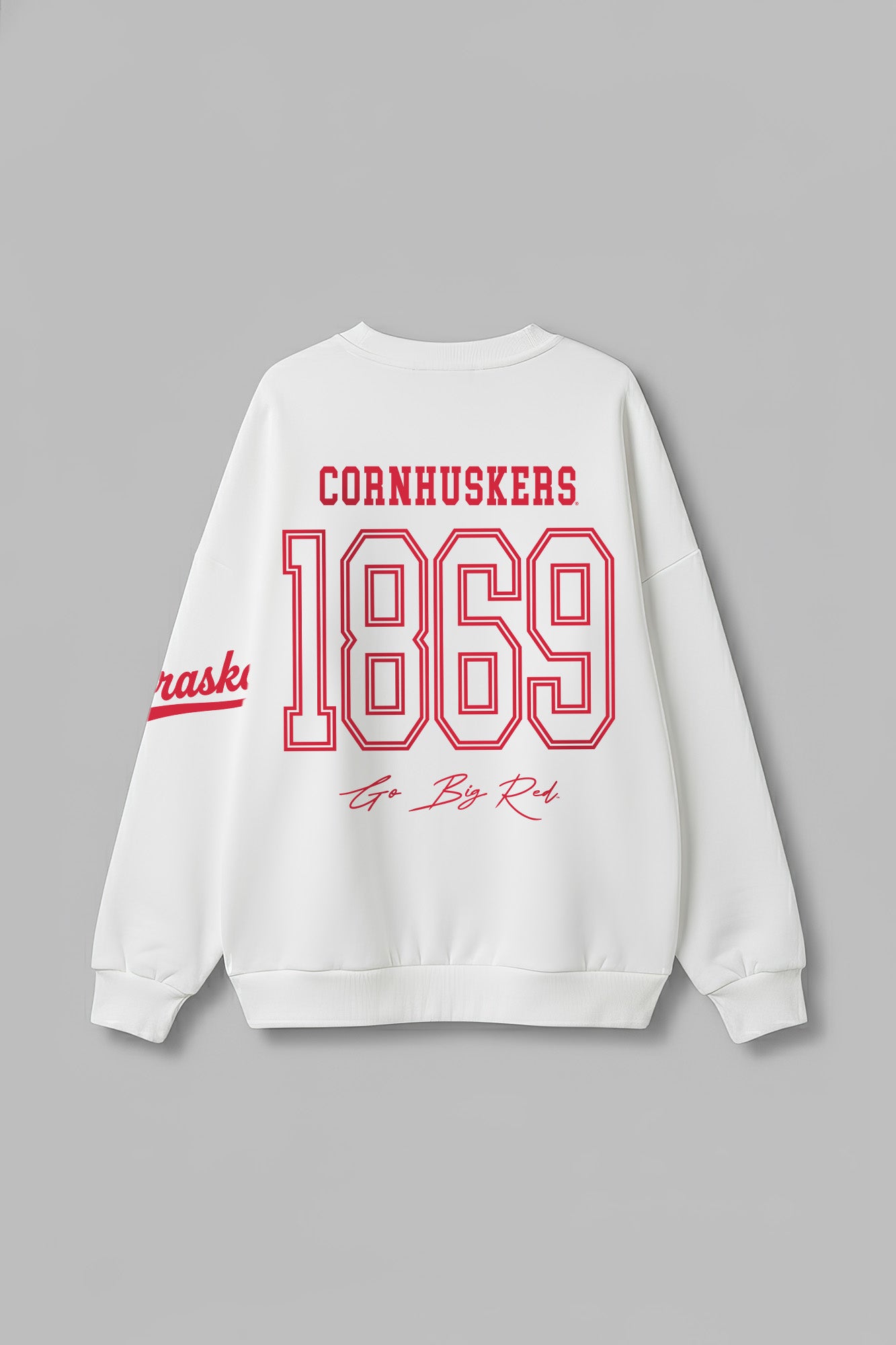 NEBRASKA CORNHUSKERS DAY ONE PREMIUM FLEECE UNISEX CREWNECK PULLOVER