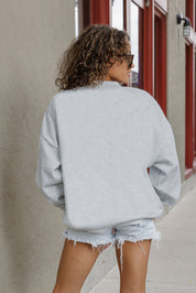 BASEBALL SOCIAL PREMIUM FLEECE DROP SHOULDER CREWNECK PULLOVER