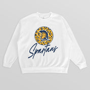 UNC GREENSBORO SPARTANS WILD BREAKTHROUGH PREMIUM FLEECE CREWNECK PULLOVER