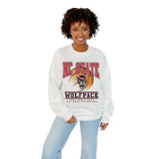 NORTH CAROLINA STATE WOLFPACK REBOUND PREMIUM FLEECE DROP SHOULDER CREWNECK PULLOVER
