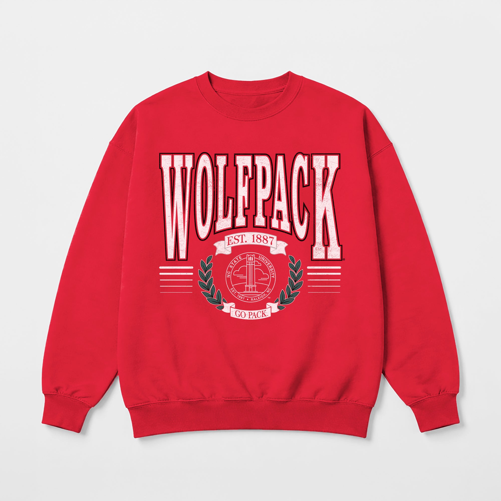 NORTH CAROLINA STATE WOLFPACK HONOR BOUND PREMIUM FLEECE CREWNECK PULLOVER