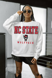 NORTH CAROLINA STATE WOLFPACK Freestyle Fleece Drop-Shoulder Pullover
