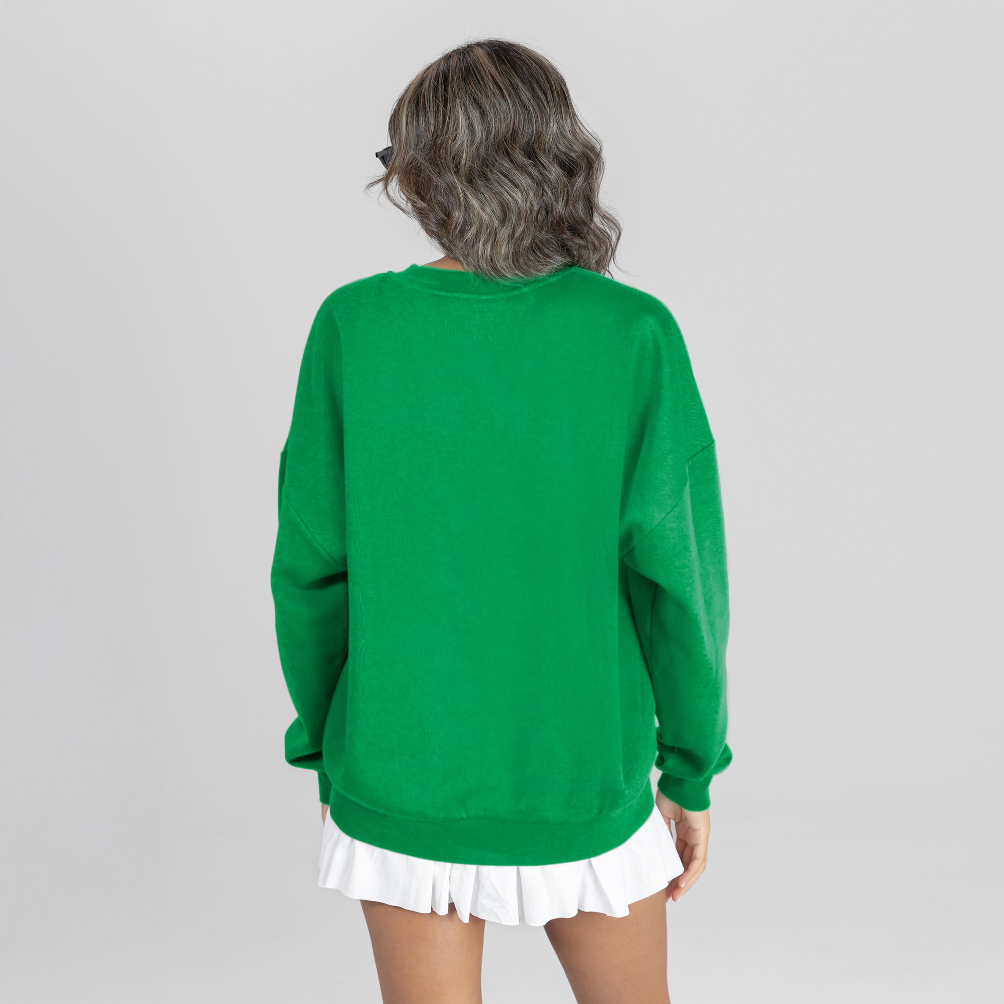 NORTH DAKOTA FIGHTING HAWKS LEGACY CLUB PREMIUM FLEECE DROP SHOULDER CREWNECK PULLOVER