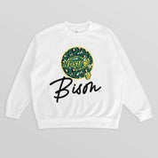 NORTH DAKOTA STATE BISON WILD BREAKTHROUGH PREMIUM FLEECE CREWNECK PULLOVER