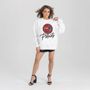 NEW ENGLAND PATRIOTS WILD BREAKTHROUGH PREMIUM FLEECE CREWNECK PULLOVER