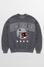 NEW ENGLAND PATRIOTS RISING STAR PREMIUM FLEECE CREWNECK PULLOVER