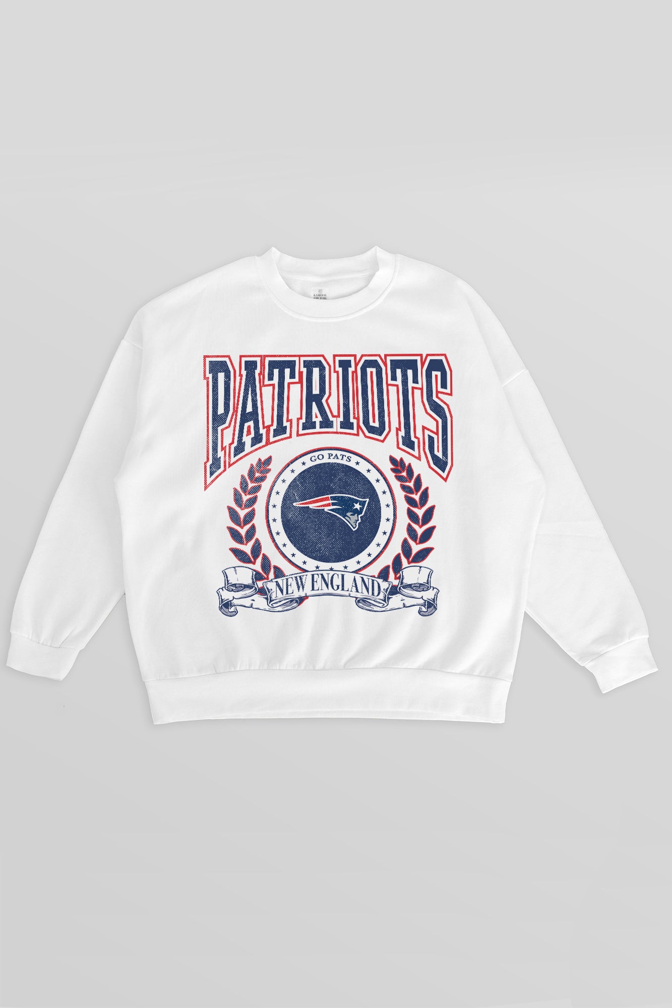 NEW ENGLAND PATRIOTS STAY COOL PREMIUM FLEECE CREWNECK PULLOVER
