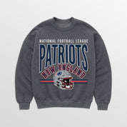 NEW ENGLAND PATRIOTS KICKOFF CLASSIC PREMIUM FLEECE DROP SHOULDER CREWNECK PULLOVER