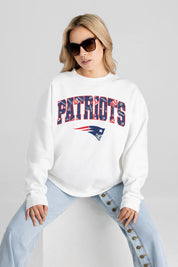 NEW ENGLAND PATRIOTS SWEET PLAY PREMIUM FLEECE PULLOVER