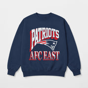 NEW ENGLAND PATRIOTS MAIN CHARACTER PREMIUM FLEECE DROP SHOULDER CREWNECK PULLOVER