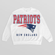 NEW ENGLAND PATRIOTS Sunday Drives Fleece Crewneck Pullover