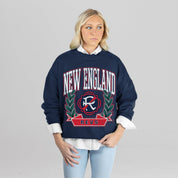 NEW ENGLAND REVOLUTION CLASSIC ARCHIVES PREMIUM FLEECE DROP SHOULDER CREWNECK PULLOVER
