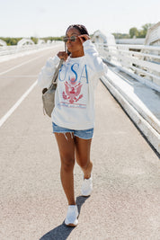 USA VINTAGE 1776 DROP SHOULDER CREWNECK SWEATSHIRT