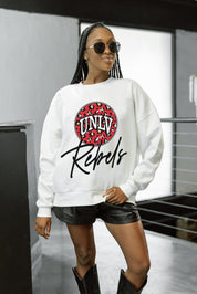 UNLV REBELS WILD BREAKTHROUGH PREMIUM FLEECE CREWNECK PULLOVER