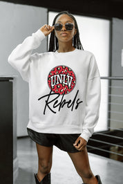 UNLV REBELS WILD BREAKTHROUGH PREMIUM FLEECE CREWNECK PULLOVER