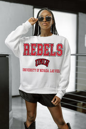 UNLV REBELS FREESTYLE PREMIUM FLEECE CREWNECK PULLOVER