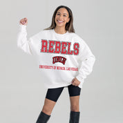 UNLV REBELS FREESTYLE PREMIUM FLEECE CREWNECK PULLOVER
