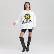 NORTHERN MICHIGAN WILDCATS WILD BREAKTHROUGH PREMIUM FLEECE CREWNECK PULLOVER
