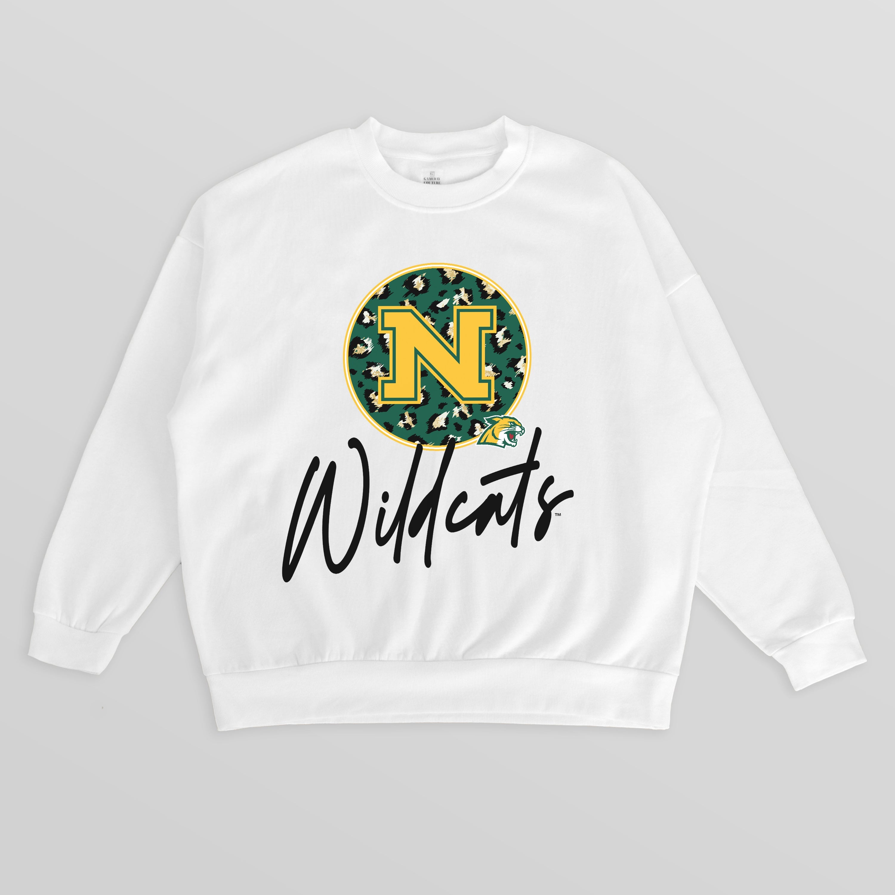 NORTHERN MICHIGAN WILDCATS WILD BREAKTHROUGH PREMIUM FLEECE CREWNECK PULLOVER