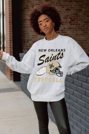 NEW ORLEANS SAINTS HOME TURF PREMIUM FLEECE CREWNECK PULLOVER
