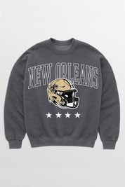 NEW ORLEANS SAINTS RISING STAR PREMIUM FLEECE CREWNECK PULLOVER