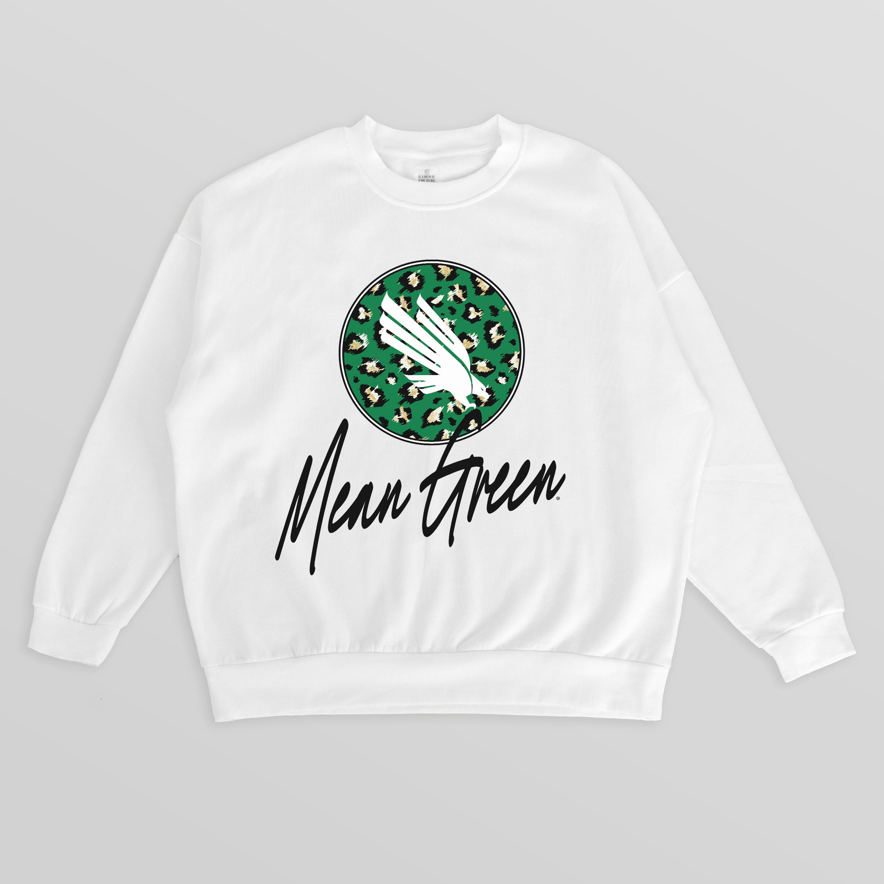 NORTH TEXAS MEAN GREEN WILD BREAKTHROUGH PREMIUM FLEECE CREWNECK PULLOVER