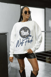 NEVADA WOLF PACK WILD BREAKTHROUGH PREMIUM FLEECE CREWNECK PULLOVER