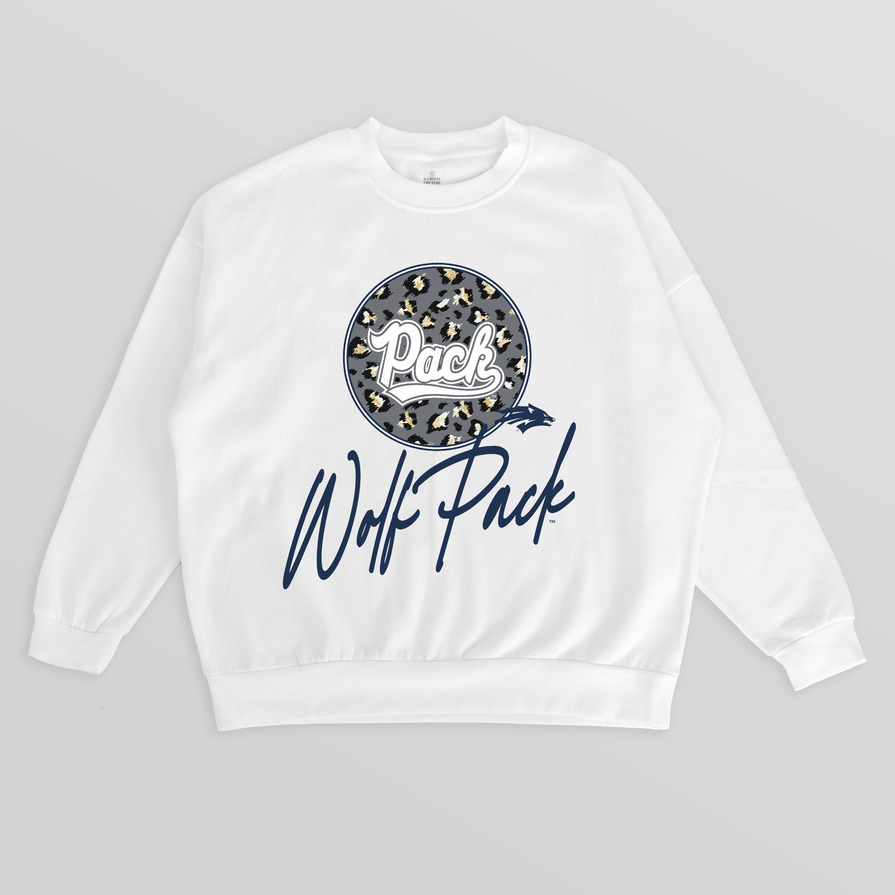 NEVADA WOLF PACK WILD BREAKTHROUGH PREMIUM FLEECE CREWNECK PULLOVER