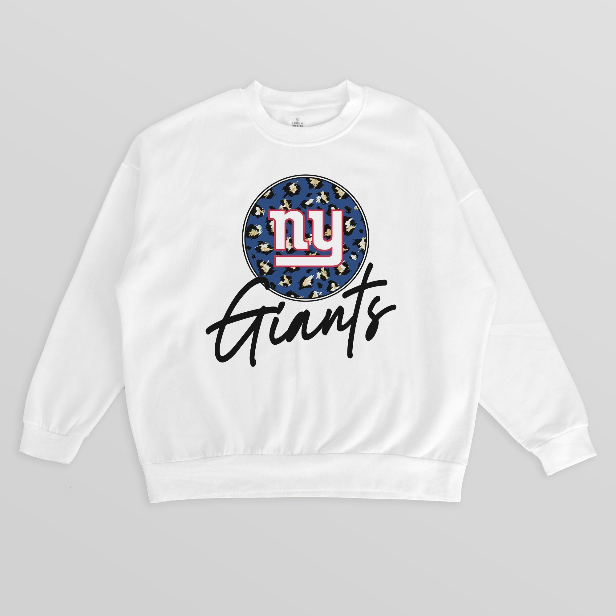NEW YORK GIANTS WILD BREAKTHROUGH PREMIUM FLEECE CREWNECK PULLOVER