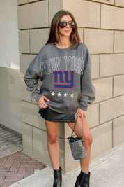 NEW YORK GIANTS RISING STAR PREMIUM FLEECE CREWNECK PULLOVER