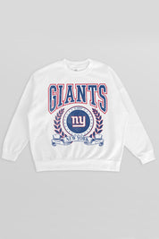 NEW YORK GIANTS STAY COOL PREMIUM FLEECE CREWNECK PULLOVER