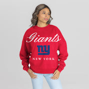 NEW YORK GIANTS LEGACY CLUB PREMIUM FLEECE CREWNECK PULLOVER