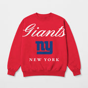 NEW YORK GIANTS LEGACY CLUB PREMIUM FLEECE CREWNECK PULLOVER
