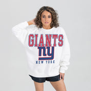 NEW YORK GIANTS Sunday Drives Fleece Crewneck Pullover